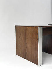 Vintage Chrome & Wood
Side Tables Set of 2