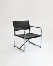 Folding armchair Borge Lindau, 1970s (Sweden)