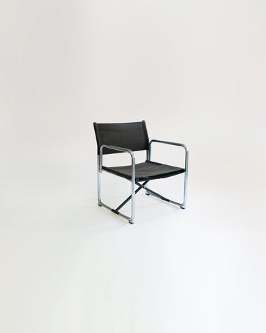 Folding armchair Borge Lindau, 1970s (Sweden)