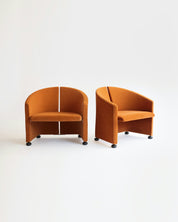 Armchairs Saporiti Style 1970s Italy (set of 2)