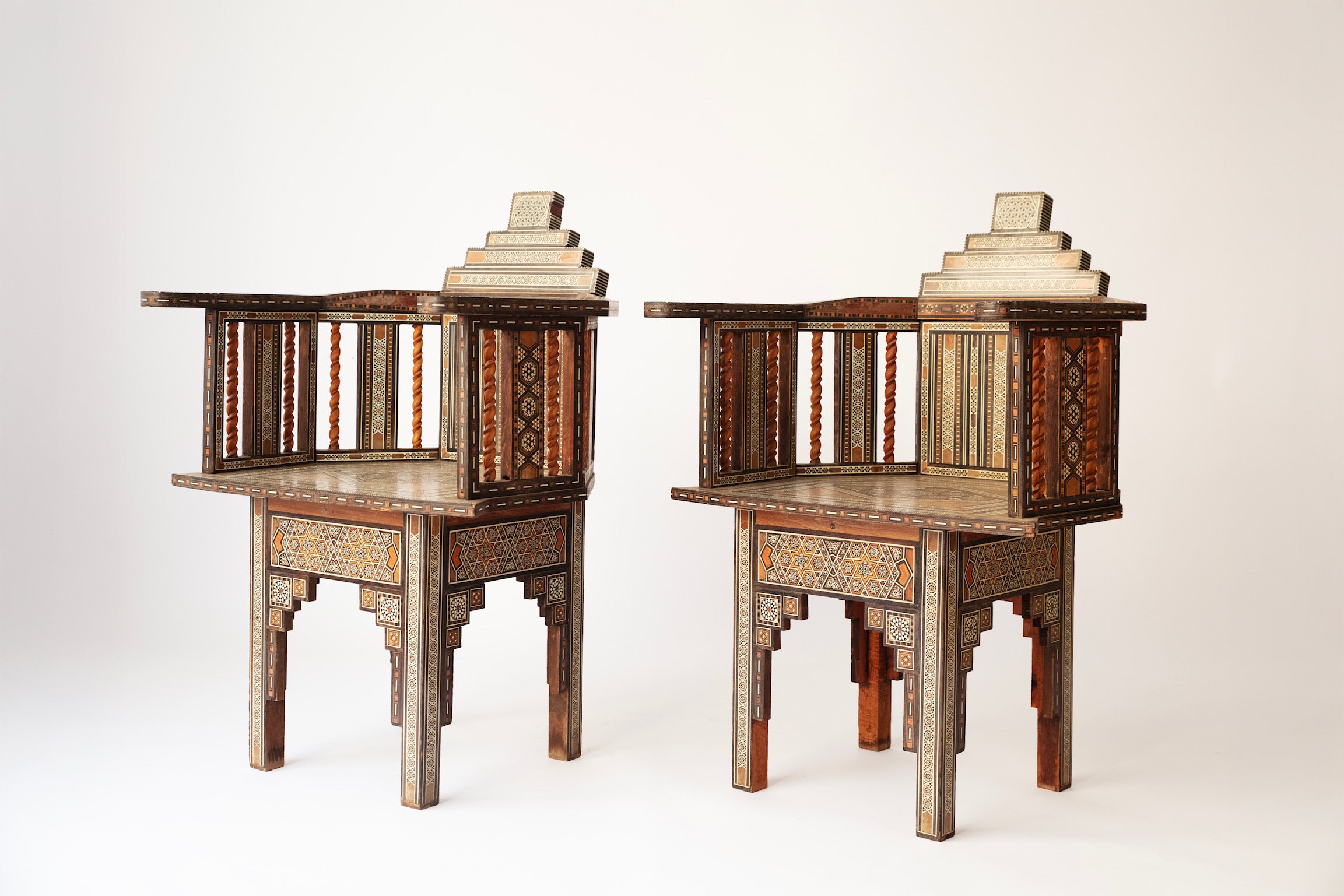 Levantine Chairs (1950s-60s) Set of 2