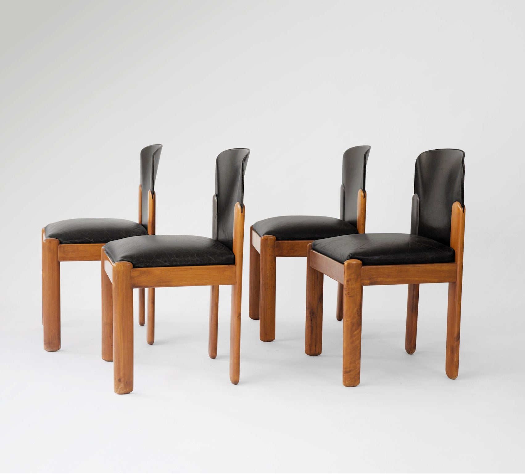 Bernini Dining Chairs 1960s Italy Set of 4