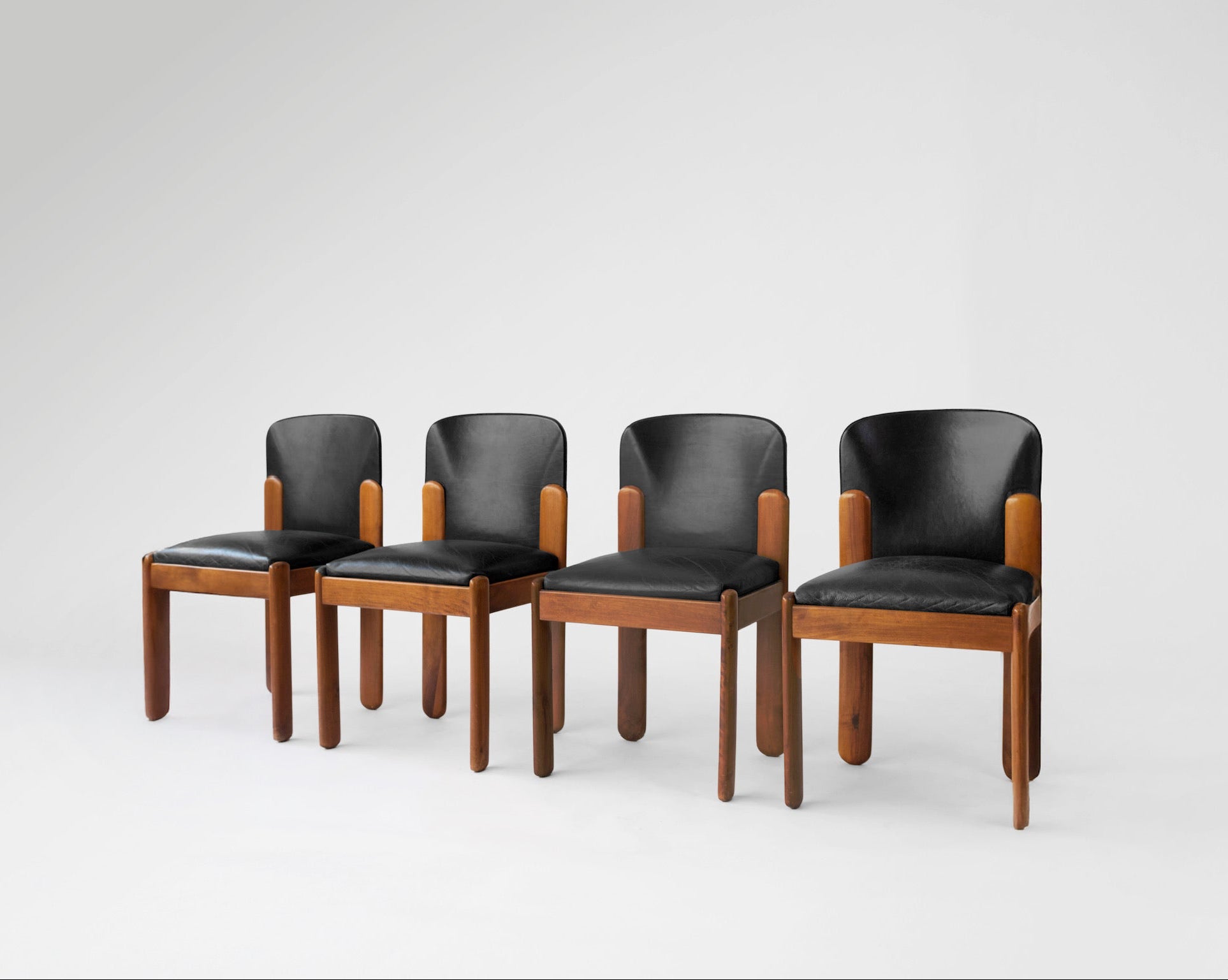 Bernini Dining Chairs 1960s Italy Set of 4