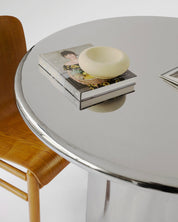 Marx Round Chrome Dining Table