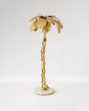 Hollywood Regency Palm Lamp, c. 1970s