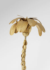 Hollywood Regency Palm Lamp, c. 1970s