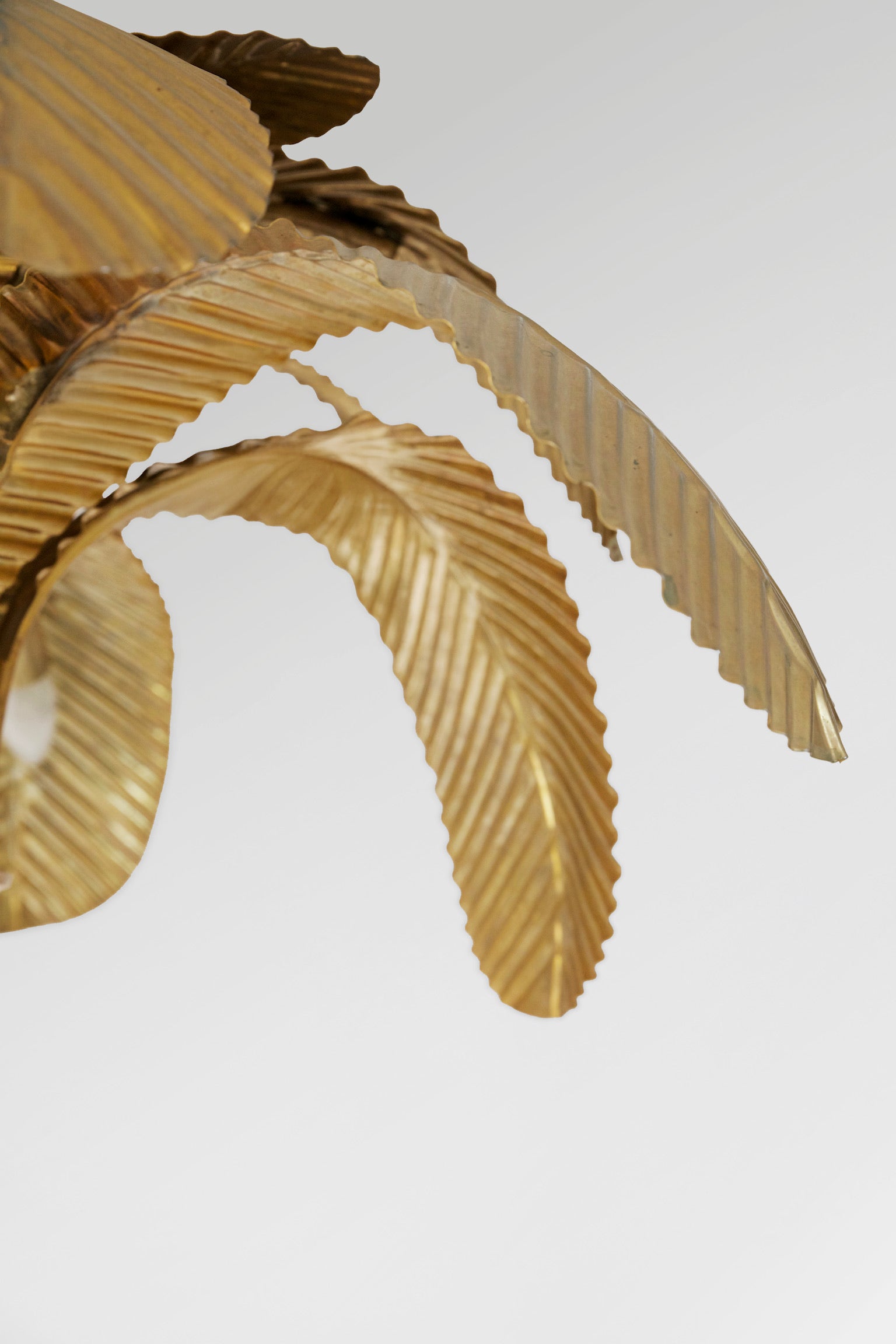 Hollywood Regency Palm Lamp, c. 1970s