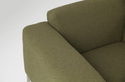 Vintage Olive Modern Lounge Armchairs 1970s Set of 2