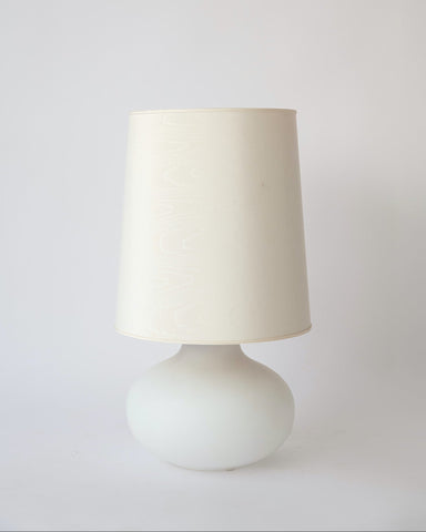 White Murano Tall Lamp
