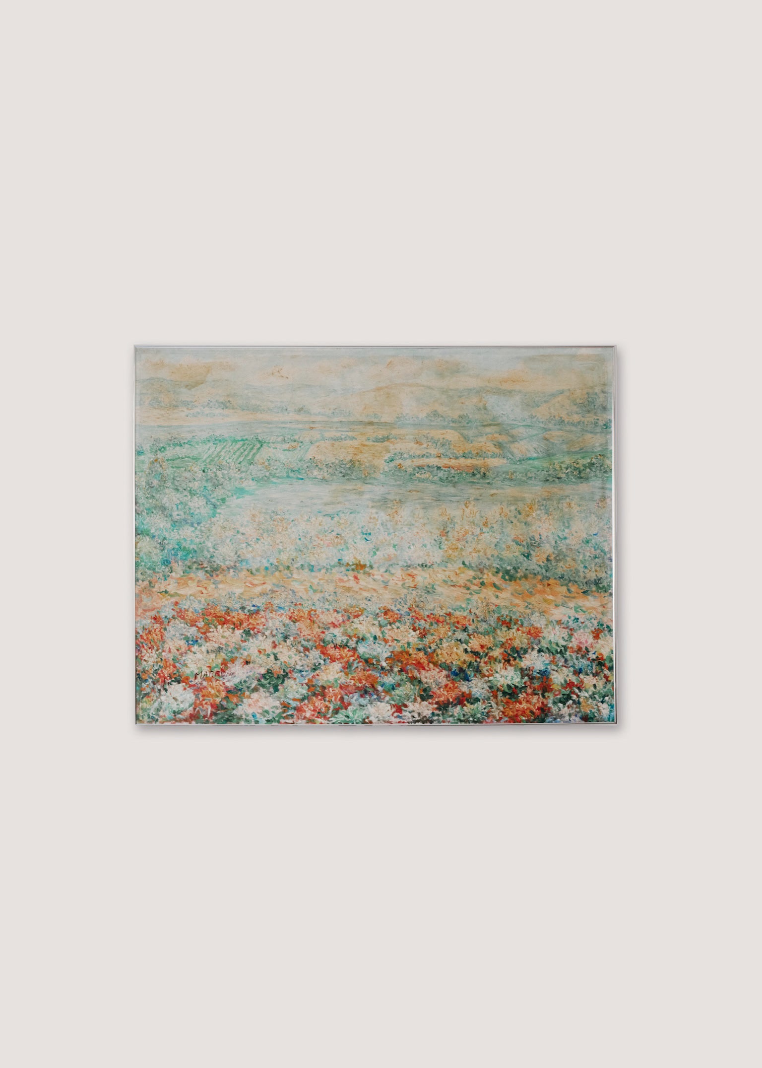 Vintage Landscape Oil Painting c.1970s-80s