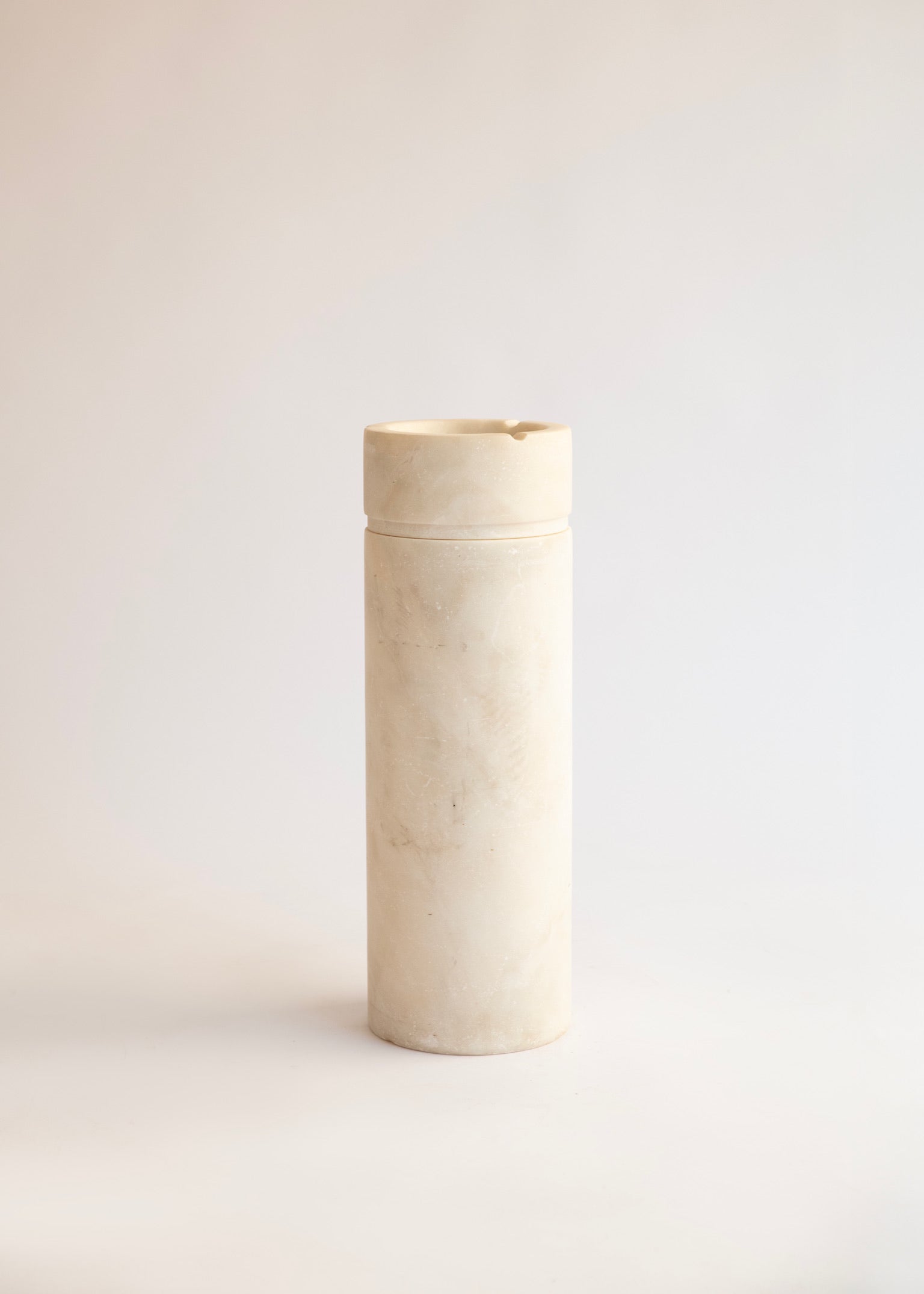 Italian Marble Standing Ashtrays/Catchall Set of 2