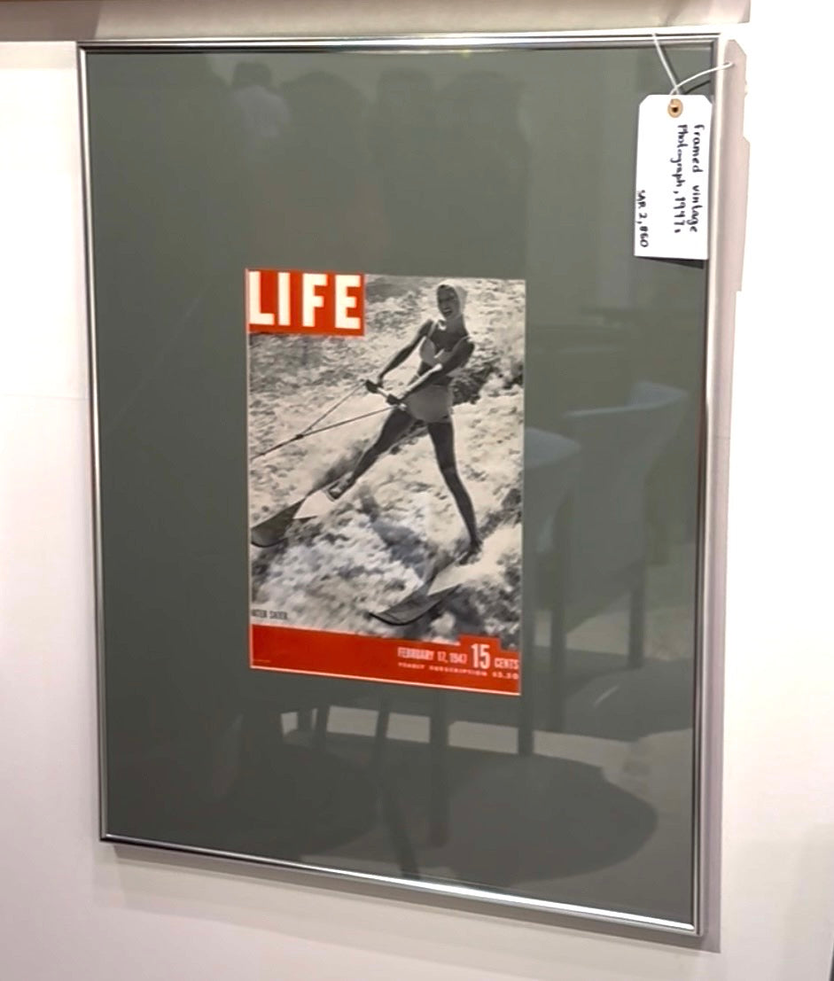 Framed Vintage Photograph, 1947s