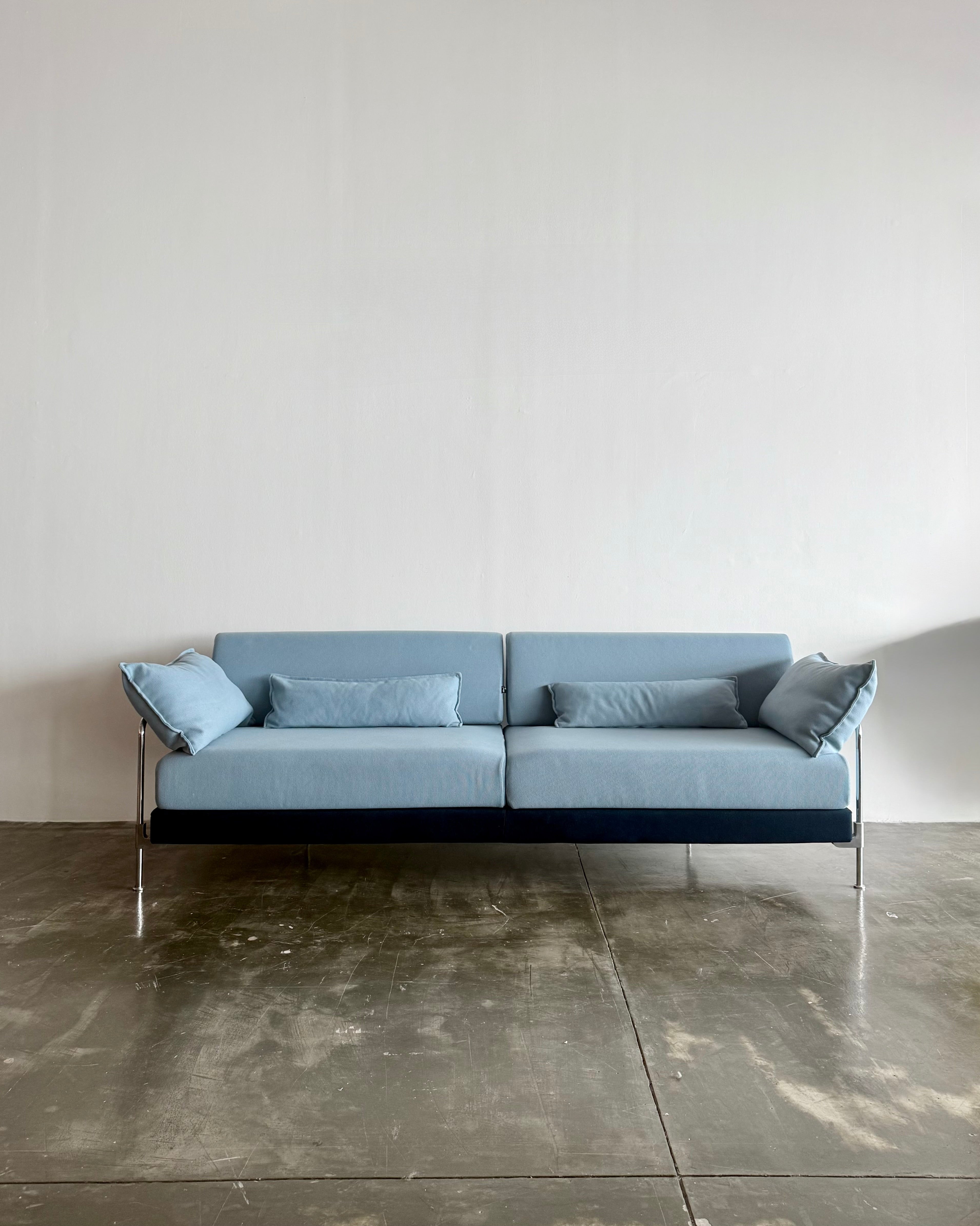 Light Blue Lounge Sofa by Vitra