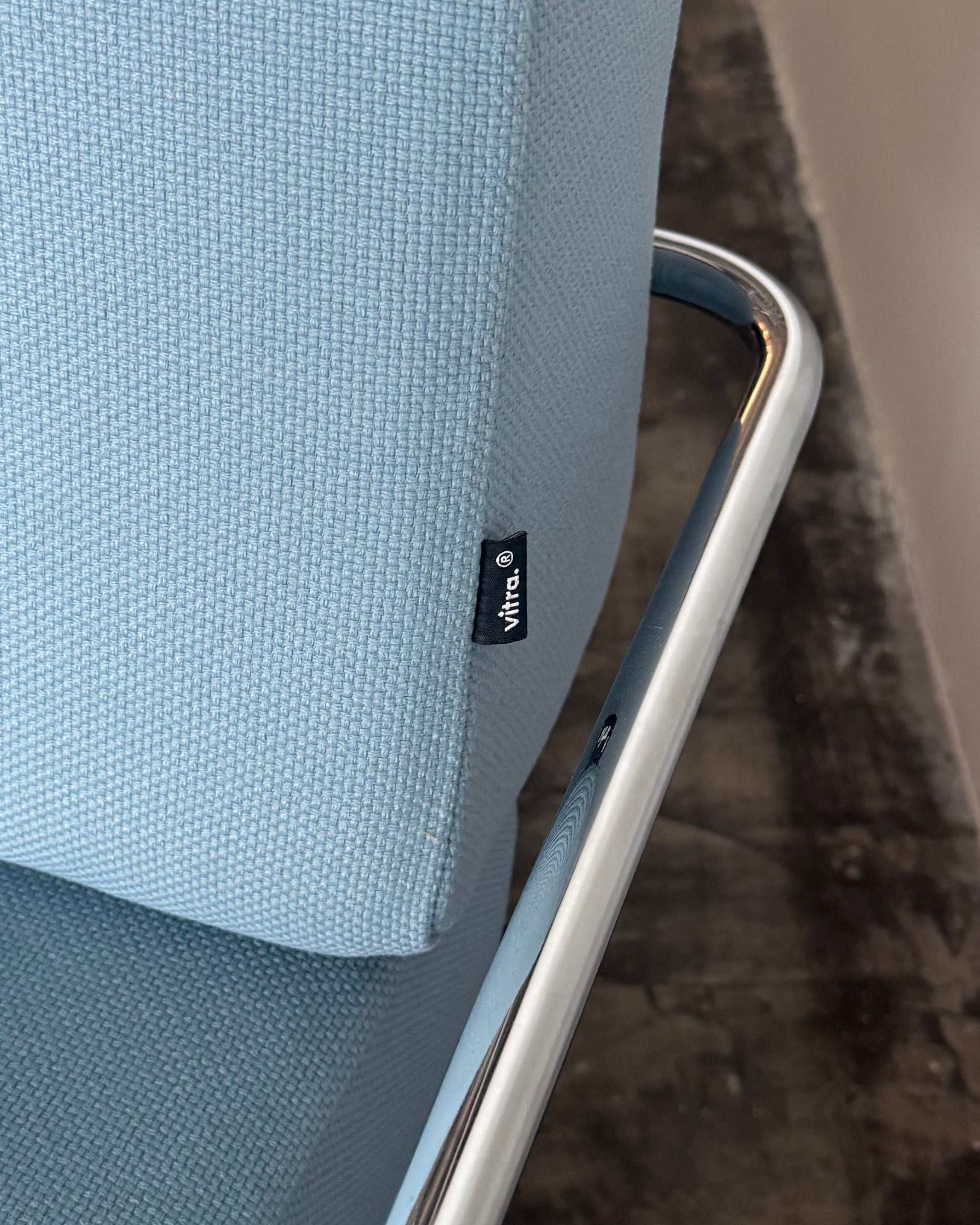 Light Blue Lounge Sofa by Vitra