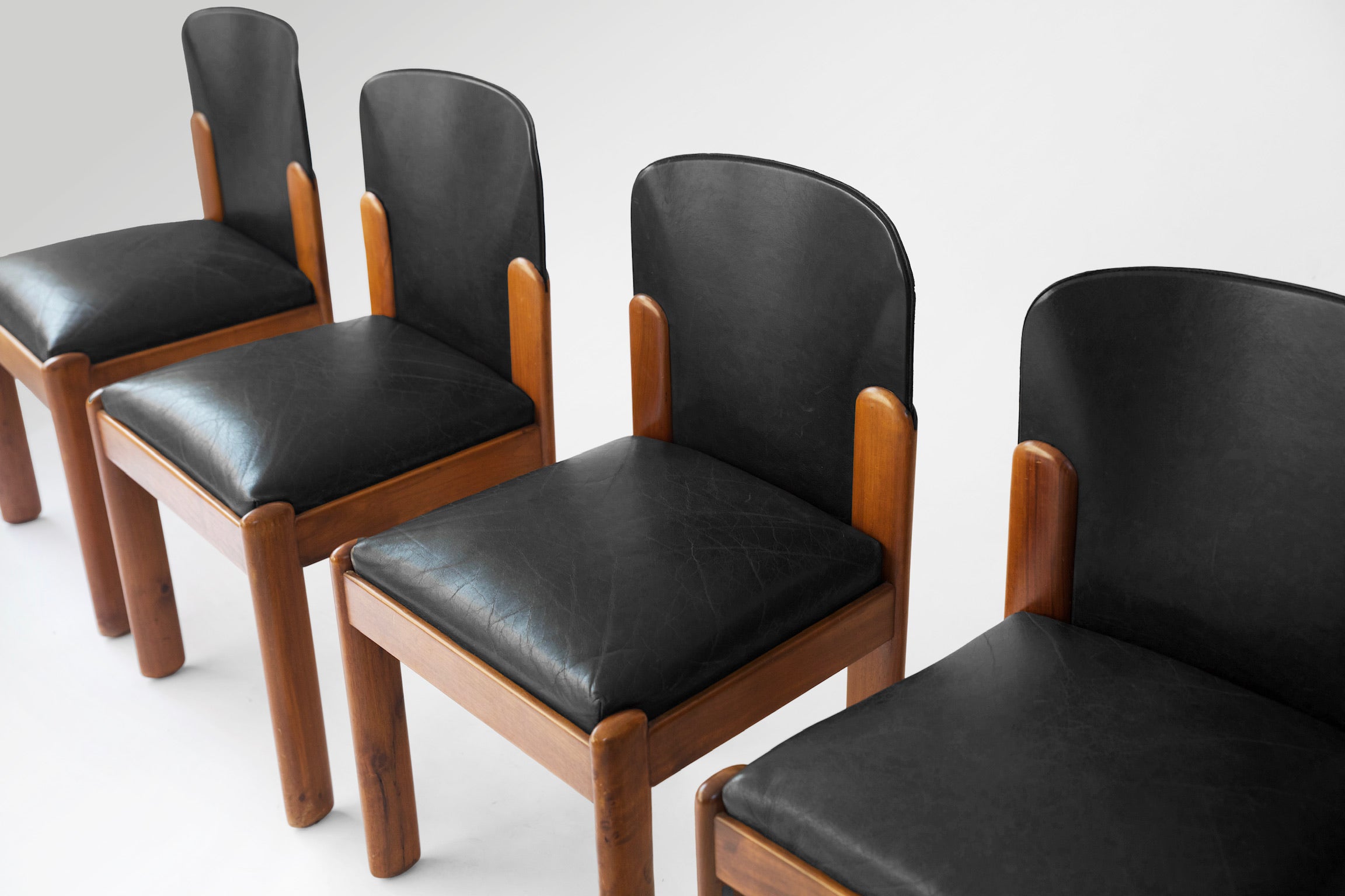 Bernini Dining Chairs 1960s Italy Set of 4