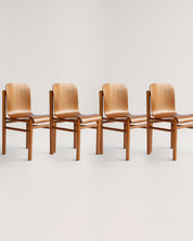 Italian Dining Chairs in Bentwood (Set of 4)