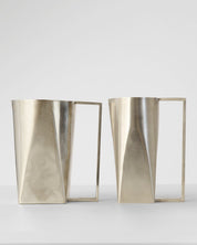 Vintage Brutalist Metal Pitchers
1960s-70s